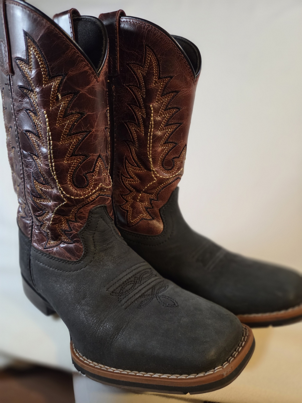 Boys Dexter Leather Youth Boot by Dan Post, Size 4